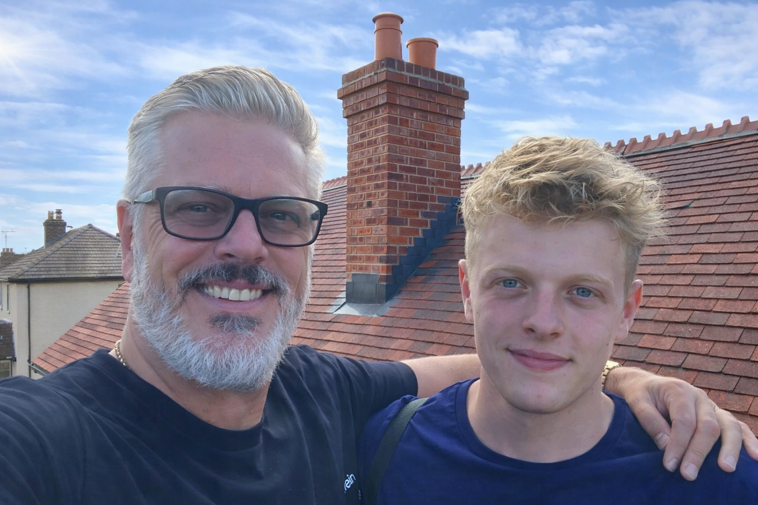 Gary and his sons — the Margate Chimneys Ltd family team
